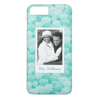 Custom Photo & Name Lotus pattern 2