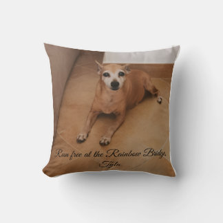 Custom Photo & Name Pet Memorial Cushion