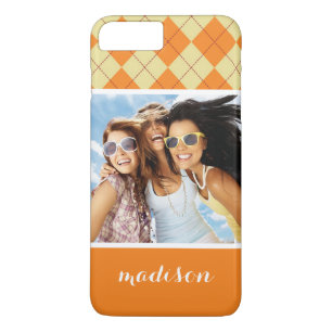 Custom Photo & Name Sweater Background iPhone 8 Plus/7 Plus Case