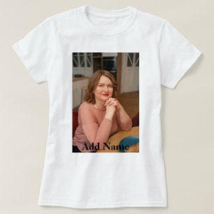 Custom Photo Name Text Personalised make your own T-Shirt