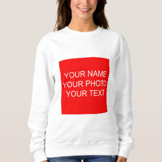 Custom Photo Name Text Personalised  Sweatshirt