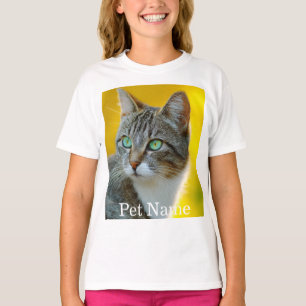 Custom Photo Name Text Personalised T-Shirt