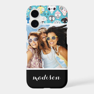 Custom Photo & Name Texture laughing skull