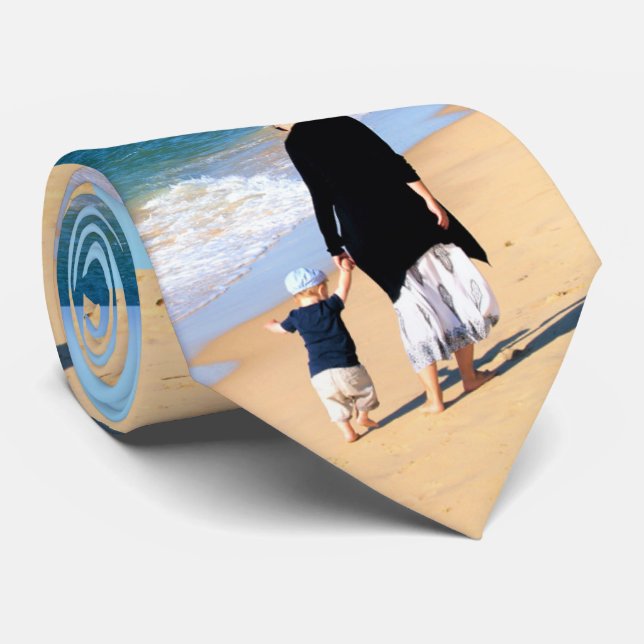 Custom Photo Neck Tie (Rolled)