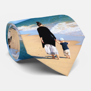Custom Photo Neck Tie Gift Your Family Photos Mum