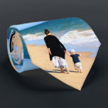 Custom Photo Neck Tie Gift Your Favourite Photos<br><div class="desc">Custom Photo - Your Own Design - Special - Personalised Family / Friends or Personal Gift - Add Your Photo / or Text - Resize and move or remove and add elements / image with Customisation tool. Choose / add your favourite font / text colour ! You can transfer this...</div>