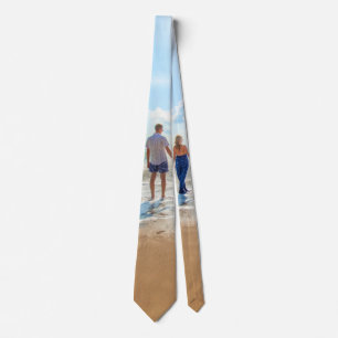 Custom Photo Neck Tie Your Own Design Couple Gift