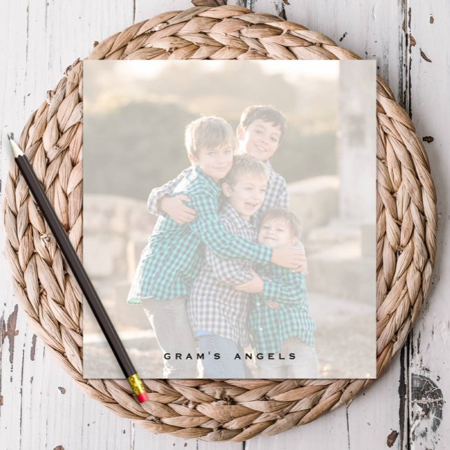 Custom Photo Notepad, Full Photo | Faded Notepad (Creator Uploaded)