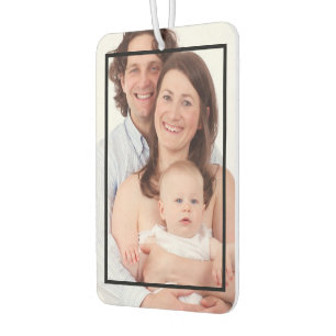 Custom Photo One Of A Kind Personalised With Frame Car Air Freshener