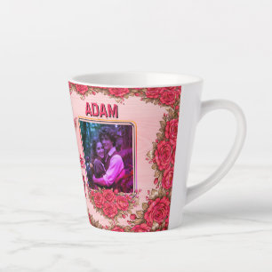 Custom Photo Online Dating Valentines Coffee Latte Mug
