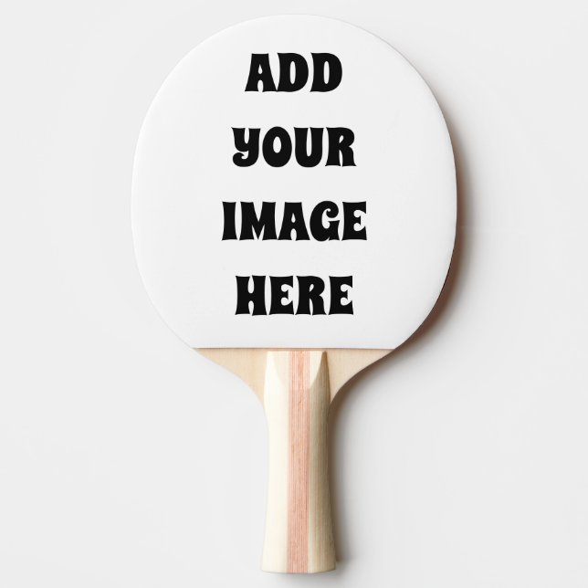 CUSTOM PHOTO OR TEXT Ping Pong Paddle (Front)