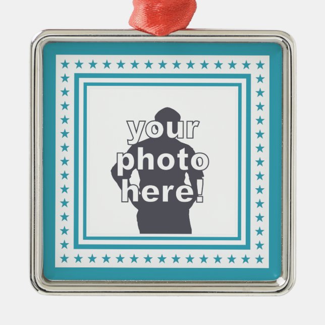 CUSTOM PHOTO ornament (Front)
