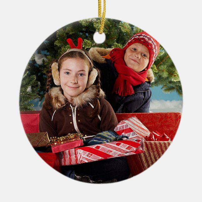 Custom Photo Ornament (Front)