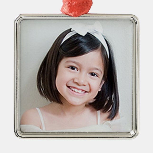Custom Photo Ornament (Front)