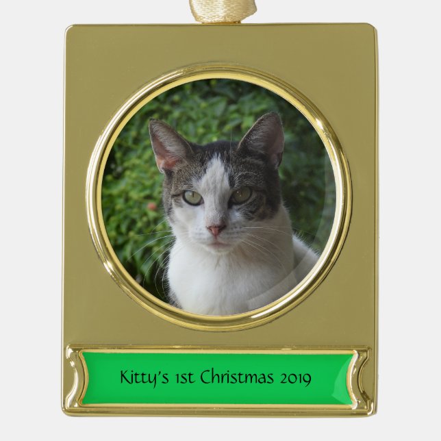 Custom Photo Ornament *Add your image/Text* (Front)