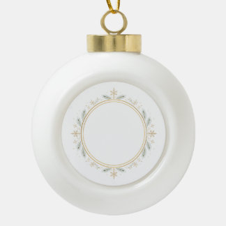 Custom Photo Our First Christmas 2026 Gold Ring Or Ceramic Ball Christmas Ornament