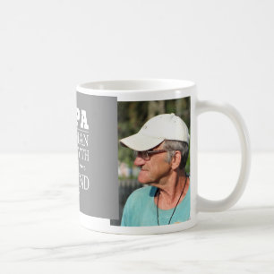 Custom Photo Papa The Legend Coffee Mug