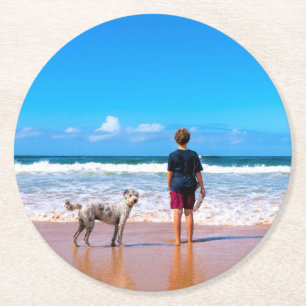 Custom Photo Paper Coaster Your Own Design