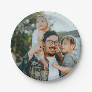 Custom Photo Paper Plate