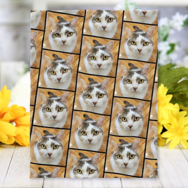 Custom Photo Pattern Collage Personalised Fleece Blanket (Creator Uploaded)