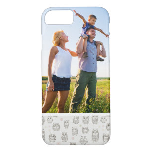 Custom Photo Pattern with owls Case-Mate iPhone Case