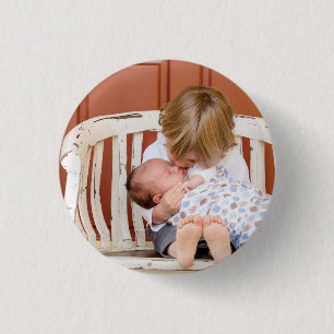 Custom Photo Personalised 3 Cm Round Badge