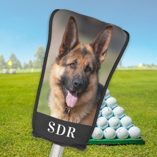 Custom Photo Personalised 3 Initial Monogram Put Golf Head Cover