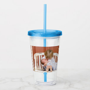 Custom Photo Personalised Acrylic Tumbler