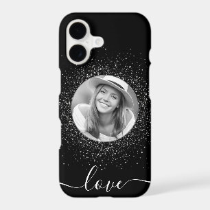 Custom Photo Personalised Black