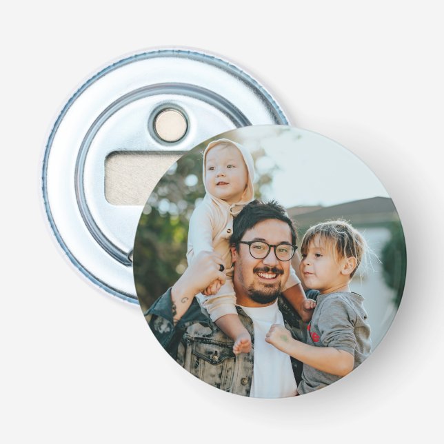 Custom Photo Personalised   Bottle Opener (Front)