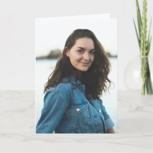 Custom Photo Personalised Card