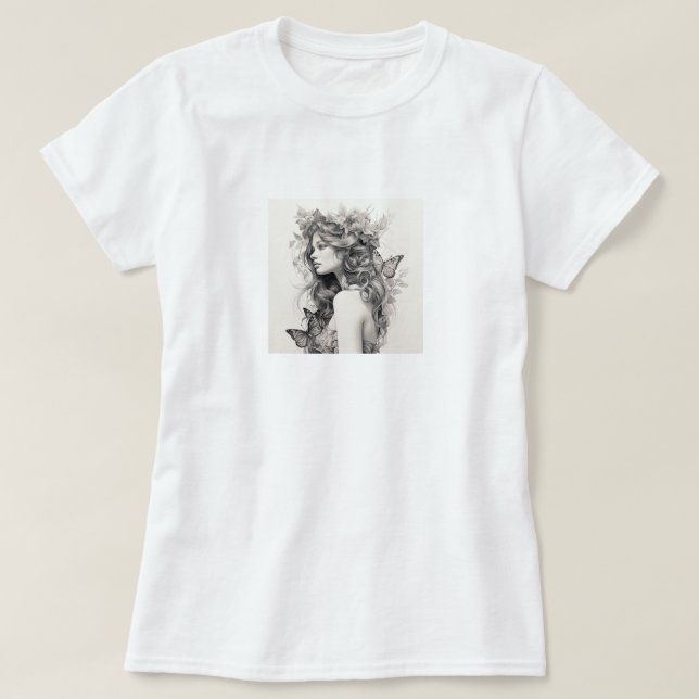 Custom Photo Personalised Create Your Own  T-Shirt (Design Front)