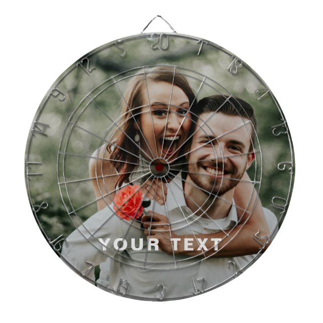 Custom Photo Personalised Dart Board (Front)