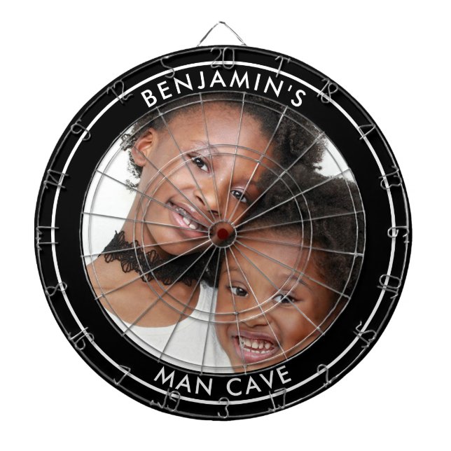 Custom Photo Personalised Dart Board (Front)