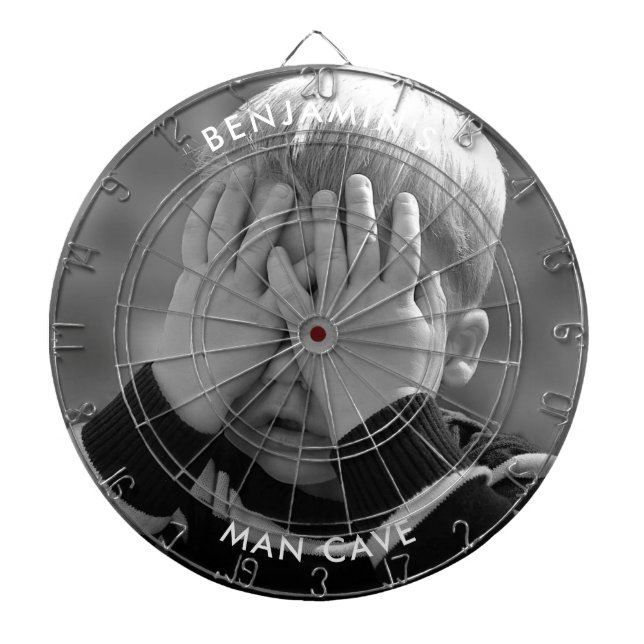 Custom Photo Personalised Dart Board (Front)