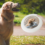 Custom Photo Personalised Dog Wham-O Frisbee<br><div class="desc">Give your dog the gift of a personalised frisbee with his or her name and custom photo.</div>