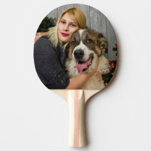 Custom Photo Personalised Double Picture  Ping Pong Paddle