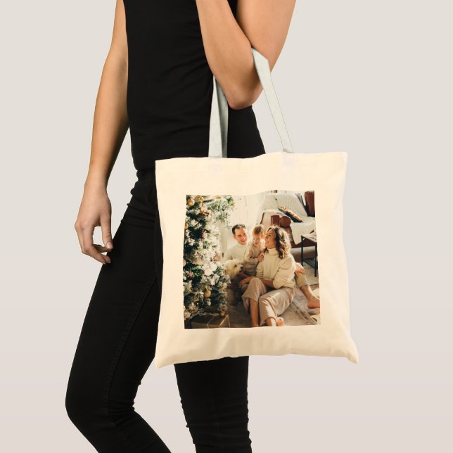 Custom Photo Personalised Double Sided Tote Bag (Front (Product))