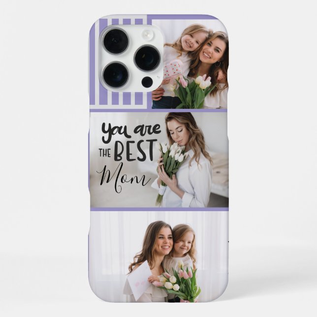 Custom Photo Personalised Family Picture Gift  iPhone Case (Back)