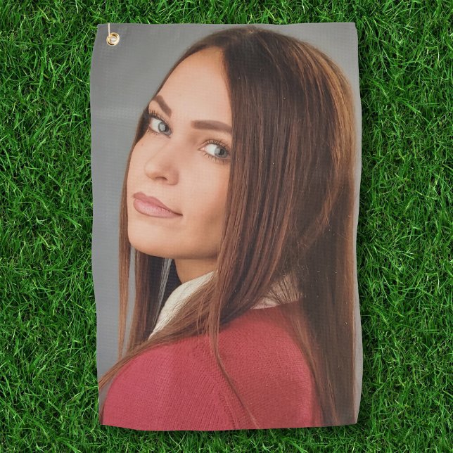 Custom Photo Personalised Golf Towel (Creator Uploaded)