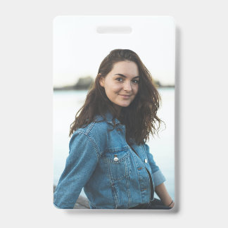 Custom Photo Personalised ID Badge