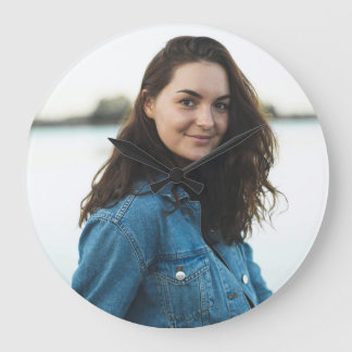 Custom Photo Personalised Large Clock