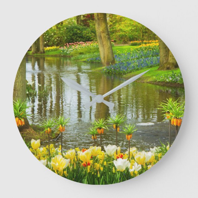 Custom Photo Personalised Large Clock (Front)