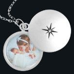 Custom Photo Personalised Locket Necklace<br><div class="desc">Add your custom personalised photo to this necklace to take your loved ones everywhere you go! Would make a great gift for new mothers, Mother's Day, Christmas, anniversaries, grandmothers, your best friend or any other special person in your life. Click the "Customise It" button to add your own custom text...</div>