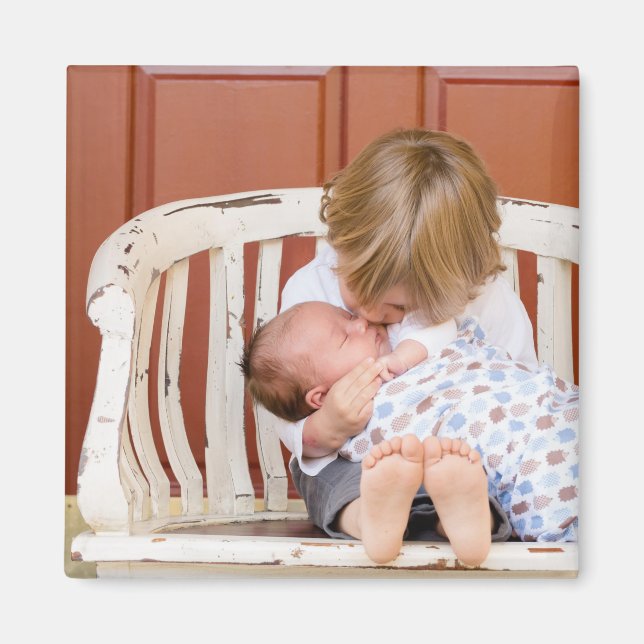 Custom Photo Personalised  Magnet (Front)