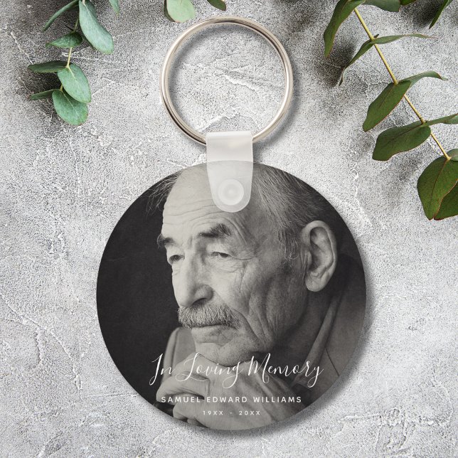 Custom Photo Personalised Memorial Key Ring (Creator Uploaded)