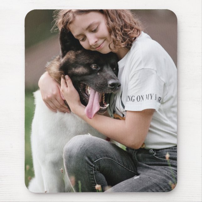 Custom Photo Personalised  Mouse Pad (Front)