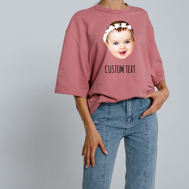 custom photo, Personalised photo, custom birthday  T-Shirt (Creator Uploaded)