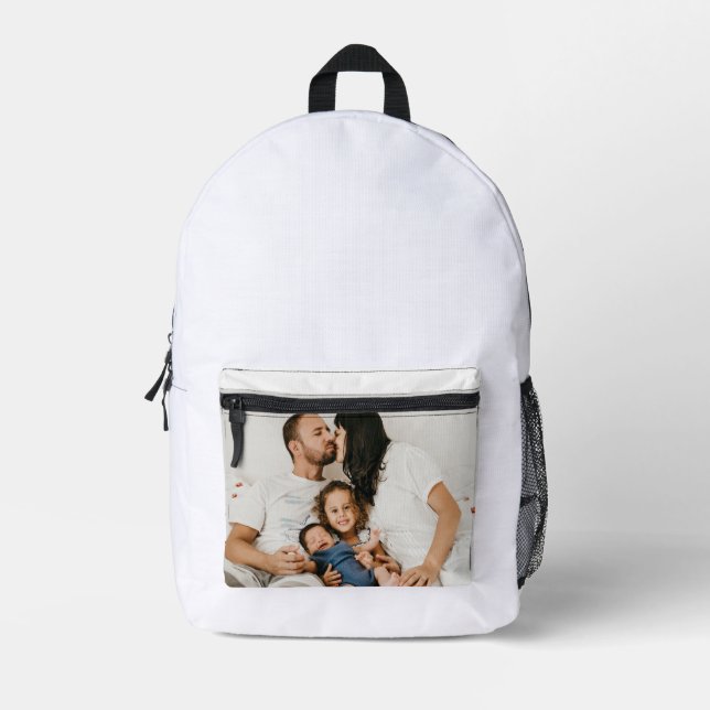 Custom Photo Personalised Printed Backpack (Front)