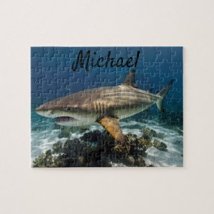 Custom Photo Personalised shark fish Personalised  Jigsaw Puzzle